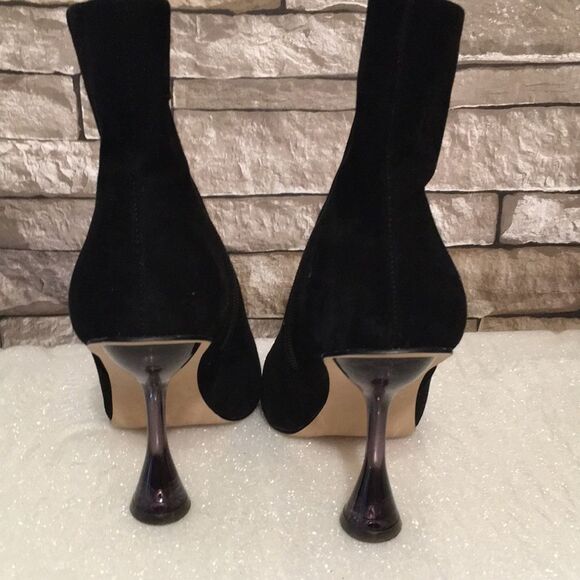 Gianni Bini Black Suede Bootie - Picture 4 of 10